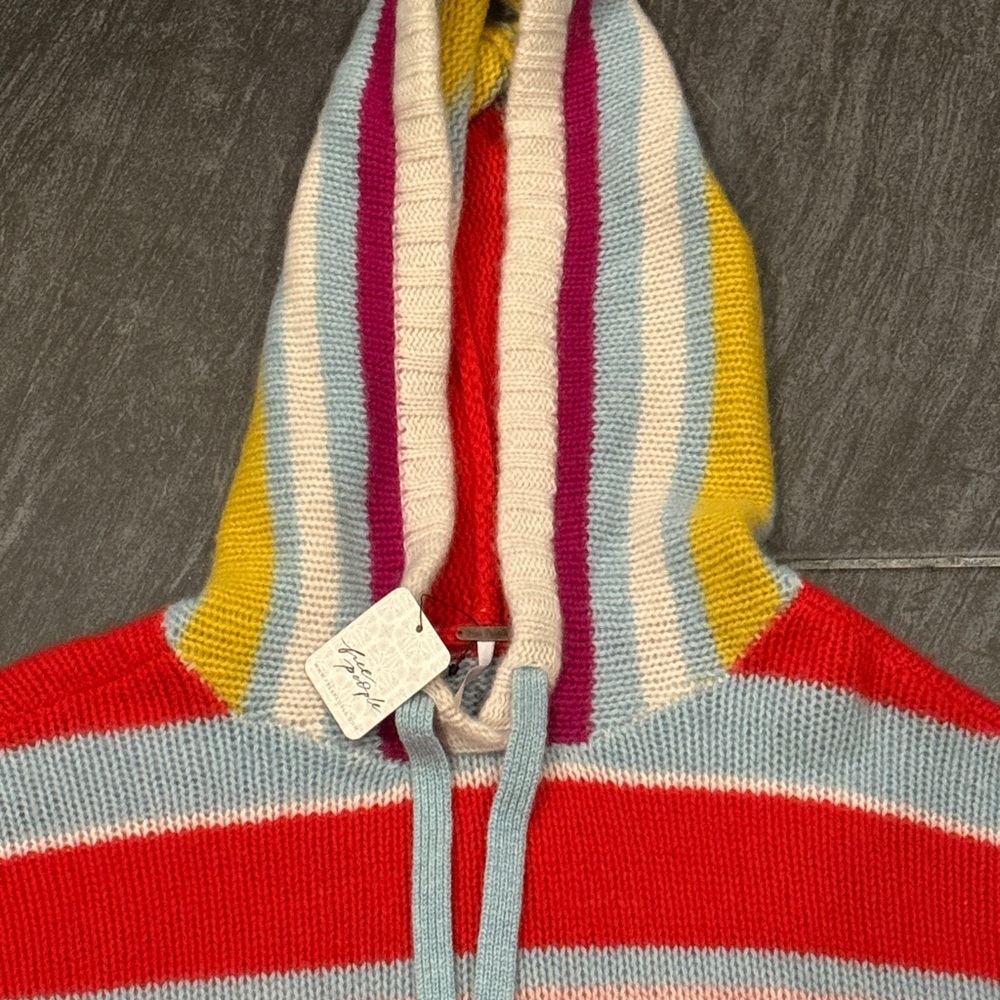 Free People Candy Lane Cashmere Hoodie - Picture 5 of 10